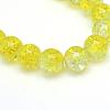 Baking Paint Crackle Glass Bead Strands CCG-S001-10mm-04-3