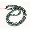 Grade AA Magnetic Synthetic Hematite Twist Bead Strands G-G644-D-09-1