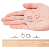 PVD Vacuum Plating 304 Stainless Steel Toggle Clasps STAS-UN0010-36-3