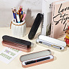 6Pcs 3 Colors Tinplate Tweezers Empty Box with Hinged Lid AJEW-BC0007-11-5
