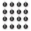 Platinum Plated Alloy Charms ENAM-S118-02I-P-2