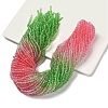 Transparent Painted Glass Beads Strands X1-DGLA-A034-T1mm-A18-1