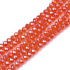 Electroplate Glass Beads Strands EGLA-A034-T4mm-A21-1