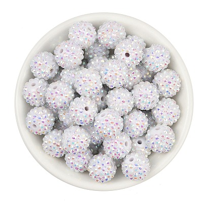 AB-Color Resin Rhinestone Beads RESI-S315-14x16-16-1