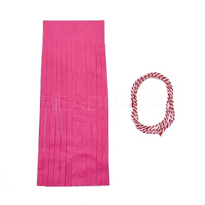 Paper Tassel Banner AJEW-WH0007-01M-1