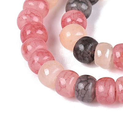 Ombre Effect Dyed Glass Beads Strands GLAA-Q106-05A-A10-1