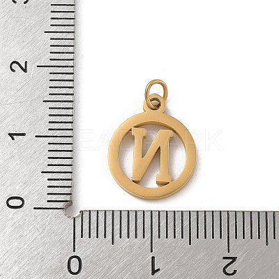 304 Stainless Steel Charms
with Jump Ring LS-STAS-R001-02G-N-1