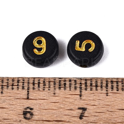 Opaque Acrylic Beads SACR-Q001-12B-1