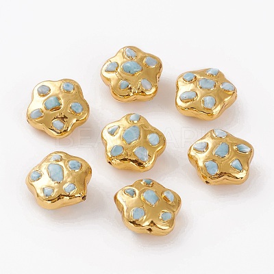 Natural Larimar Chips Beads G-C300-02-1