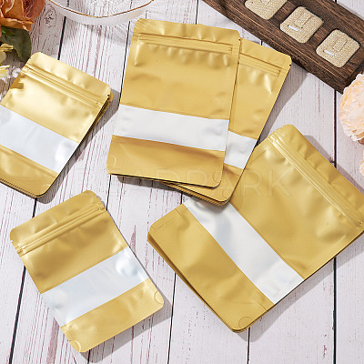 18Pcs 3 Styles PE Resealable Bags with Window OPP-TAD0001-01A-1