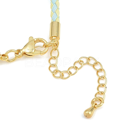 Braided Steel Wire Bracelet Making KK-CBA6056-03G-1