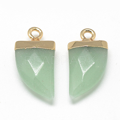 Natural White Jade Pointed Pendants X-G-Q966-06-1