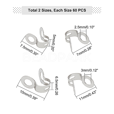 304 Stainless Steel Cable Clip STAS-UN0013-76P-1