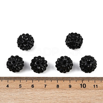 Resin Rhinestone Beads RESI-S315-12x14-01-1