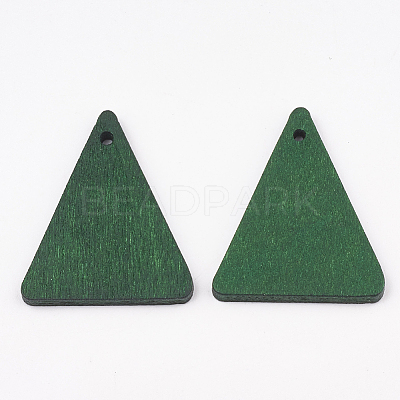 Pear Wood Pendants X-WOOD-T010-10B-1