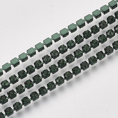 Electrophoresis Iron Rhinestone Strass Chains CHC-Q009-SS8.5-B02-1