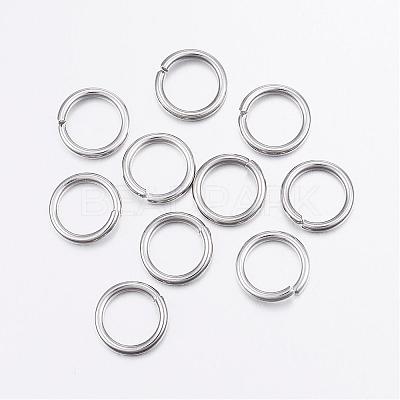 Tarnish Resistant 304 Stainless Steel Open Jump Rings STAS-P151-02-1
