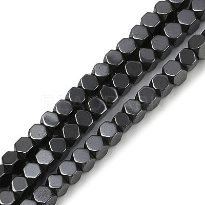 Electroplate Non-magnetic Synthetic Hematite Beads Strands G-I175-09D-1