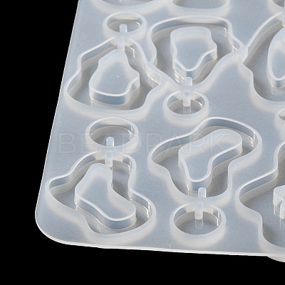 DIY Silicone Irregular Shape Pendant Molds DIY-M047-01B-1