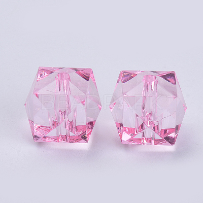 Transparent Acrylic Beads TACR-Q259-8mm-V03-01-1