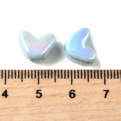 UV Plating Opaque Acrylic Beads MACR-F083-12E-1