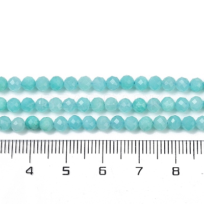 Natural Amazonite Beads Strands X-G-I379-A02-02-1