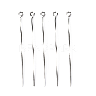 Non-Tarnish 304 Stainless Steel Eye Pin X-STAS-R045-50mm-1