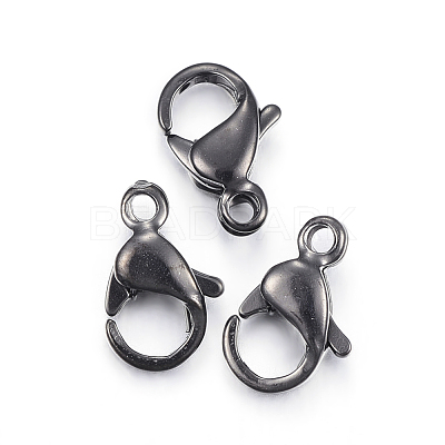 304 Stainless Steel Lobster Claw Clasps X-STAS-H353-F-02B-1