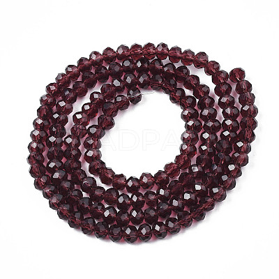 Glass Beads Strands EGLA-A034-T10mm-D26-1