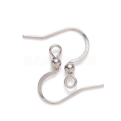 Tarnish Resistant 304 Stainless Steel French Earring Hooks STAS-S111-004-1