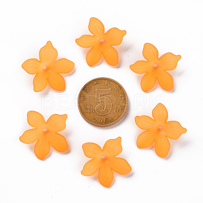 Frosted Acrylic Bead Caps MACR-S371-05A-724-1