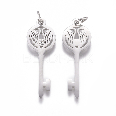 316 Surgical Stainless Steel Pendants STAS-L242-01P-1