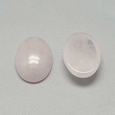 Natural Rose Quartz Cabochons G-R415-30x40-48-1