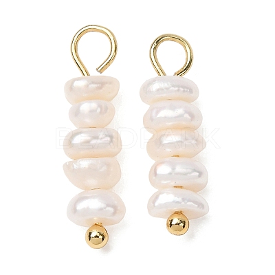 Natural Pearl Pendants PA-CBA55BD-01G-1