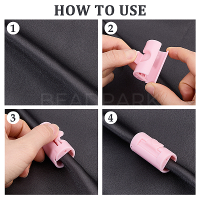 ABS Plastic Bed Sheet Grippers AJEW-WH0886-53B-1