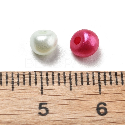 Acrylic Imitation Pearl Beads OACR-D300-01I-1