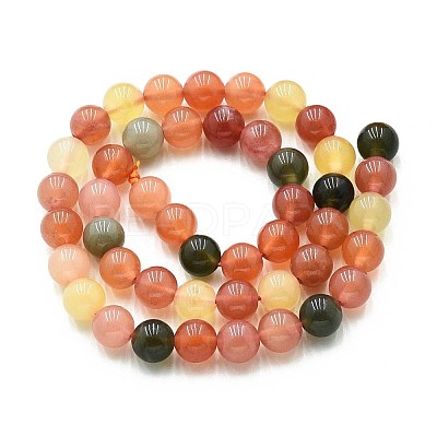 Natural Quartz Beads Strands G-N355-8mm-23-1