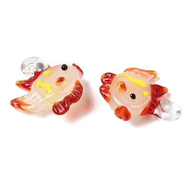 Handmade Lampwork Pendants LAMP-B035-01B-08-1