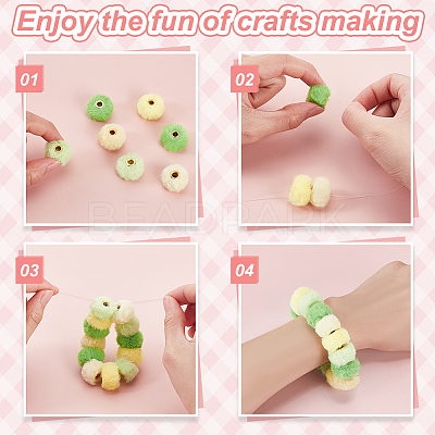 Fibre European Style Beads FIND-WH0441-24-1