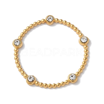 Golden 304 Stainless Steel Rhinestonet Pendants LS-STAS-Q312-02A-G-1