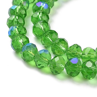 Electroplate Glass Beads Strands LS-EGLA-A034-T8mm-L08-1