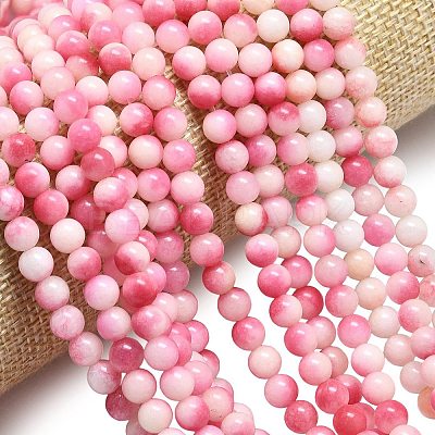 Natural Malaysia Jade Beads Strands G-L645-A01-6mm-33-1