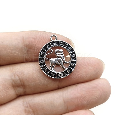 Constellation Themes Alloy Rhinestone Pendants PW-WG6B97D-03-1