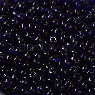 Transparent Colours Glass Seed Beads SEED-P006-02A-11-1