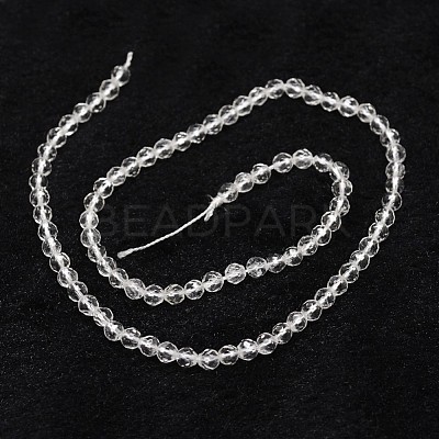 Natural Quartz Crystal Beads Strands X-G-D840-11-4mm-1