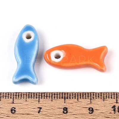 Handmade Porcelain Ceramic Beads PORC-T134-01M-1