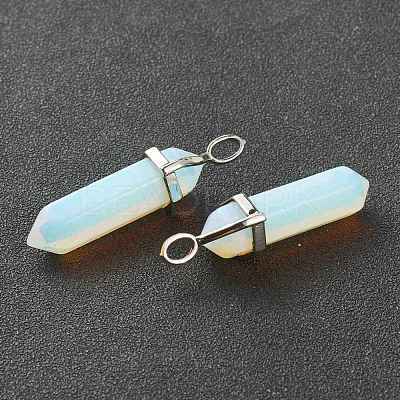 Opalite Pointed Pendants G-M378-01P-A24-1