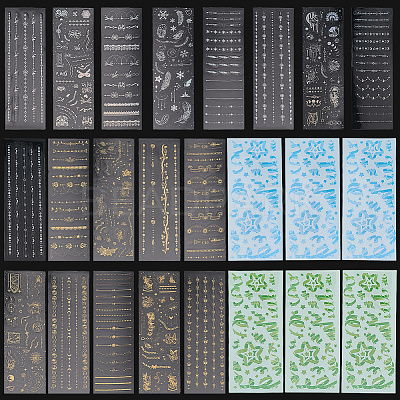 PET Waterproof Decorative Stickers DIY-CP0011-66-1