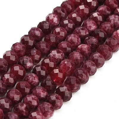 Faceted Dyed Natural White Jade Beads Strands GG-CBAE966-01A-J-1