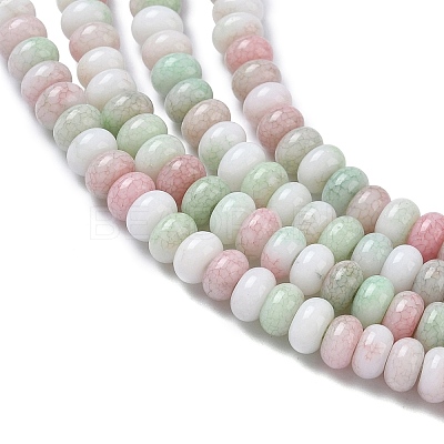 Ombre Effect Dyed Glass Beads Strands GLAA-C043-01A-1